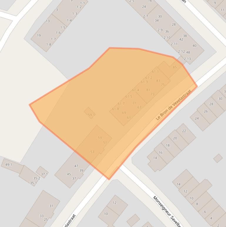 Kaart van postcodegebied 6042AP.