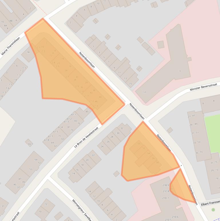 Kaart van postcodegebied 6042AW.