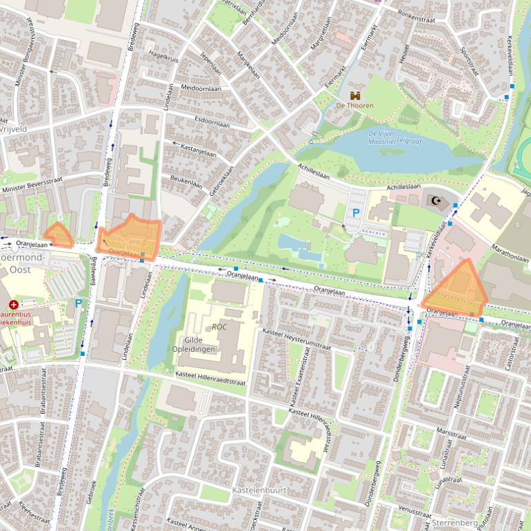 Kaart van postcodegebied 6042BC.