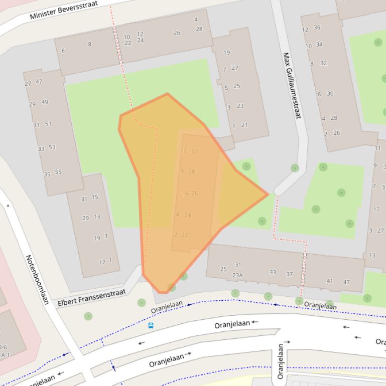 Kaart van postcodegebied 6042BE.