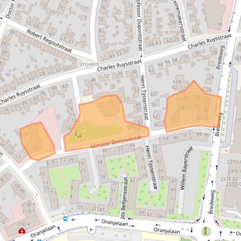 Kaart van postcodegebied 6042BL.