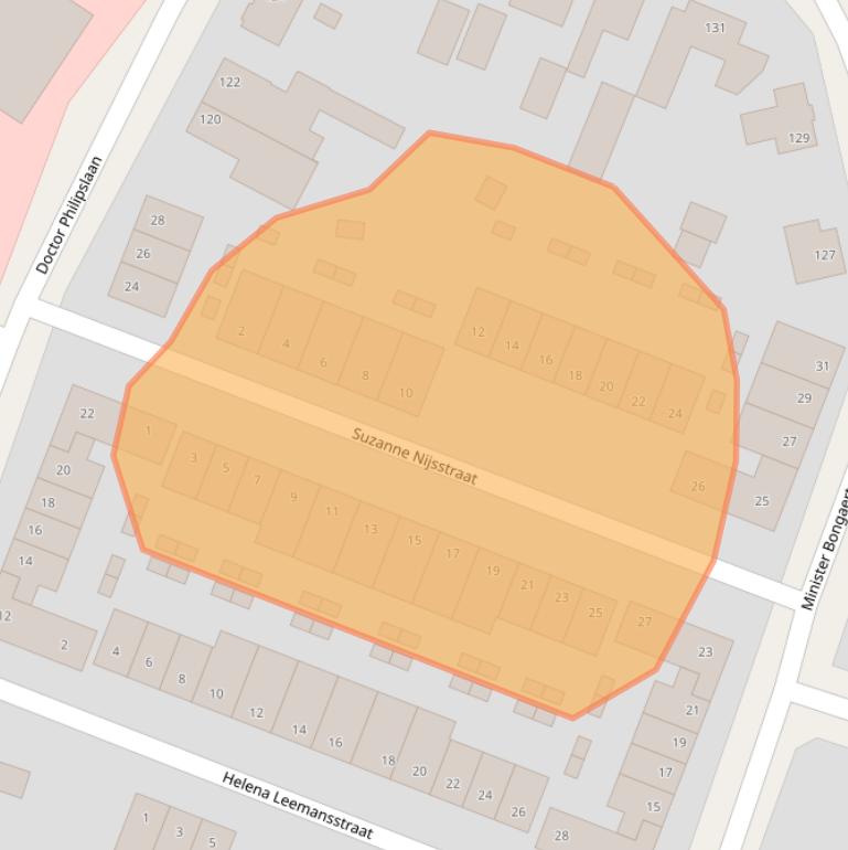 Kaart van postcodegebied 6042DW.