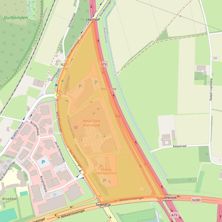 Kaart van postcodegebied 6042EJ.