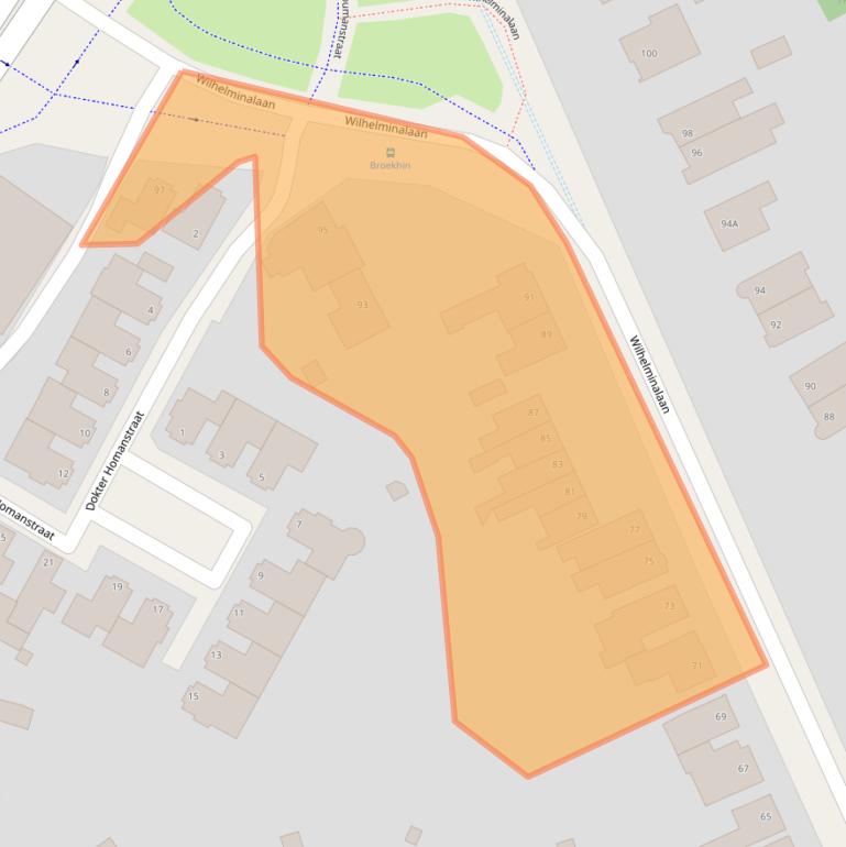 Kaart van postcodegebied 6042EM.