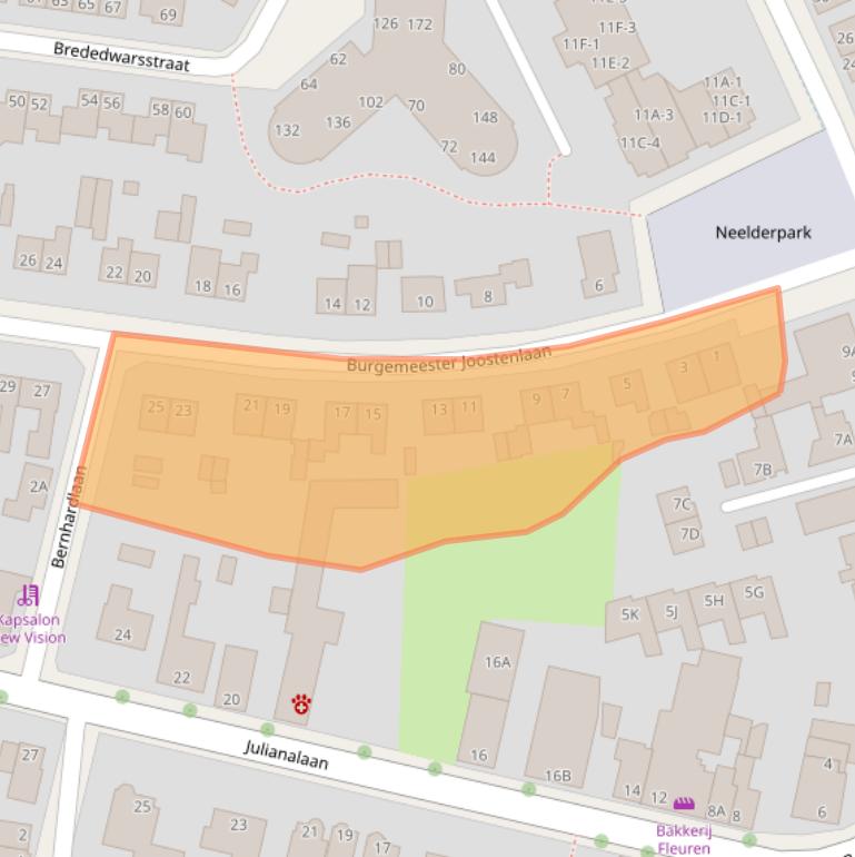 Kaart van postcodegebied 6042ER.