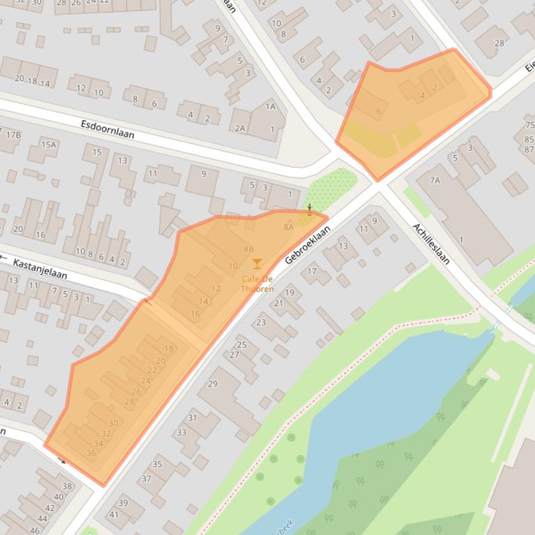 Kaart van postcodegebied 6042GP.