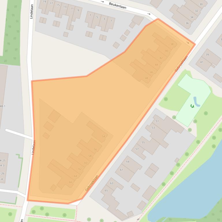 Kaart van postcodegebied 6042GR.