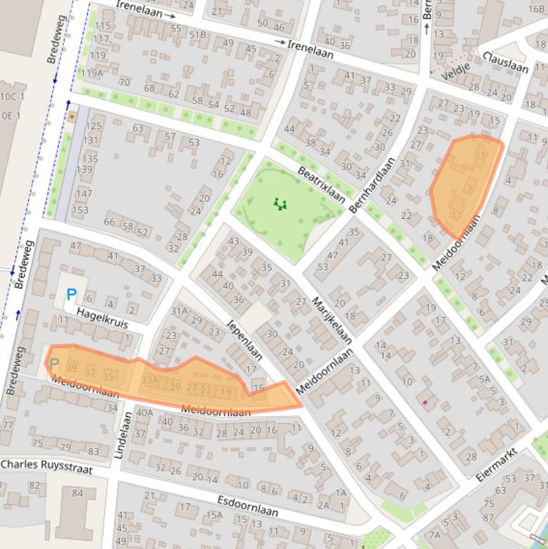 Kaart van postcodegebied 6042HA.