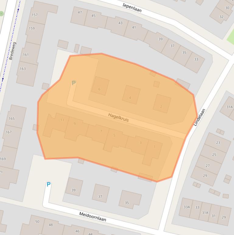 Kaart van postcodegebied 6042HD.