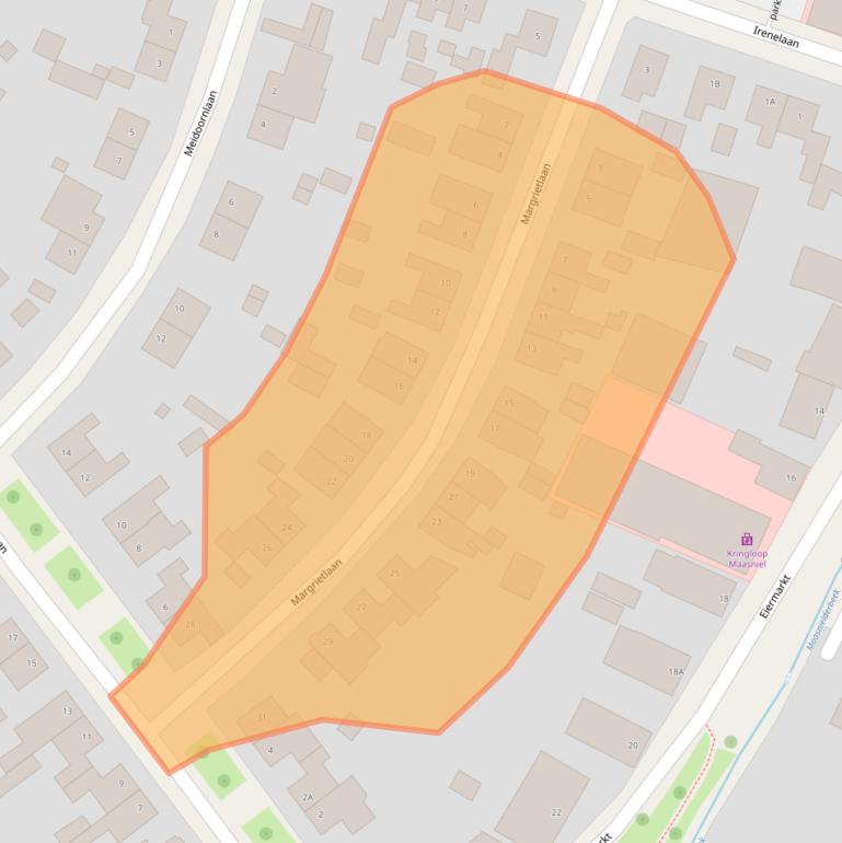 Kaart van postcodegebied 6042HT.