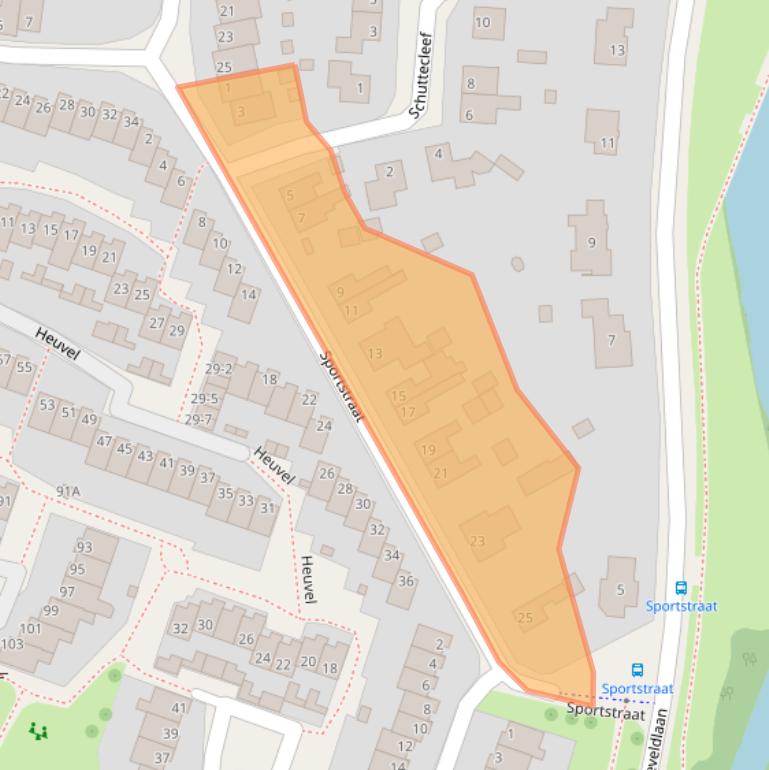 Kaart van postcodegebied 6042KD.