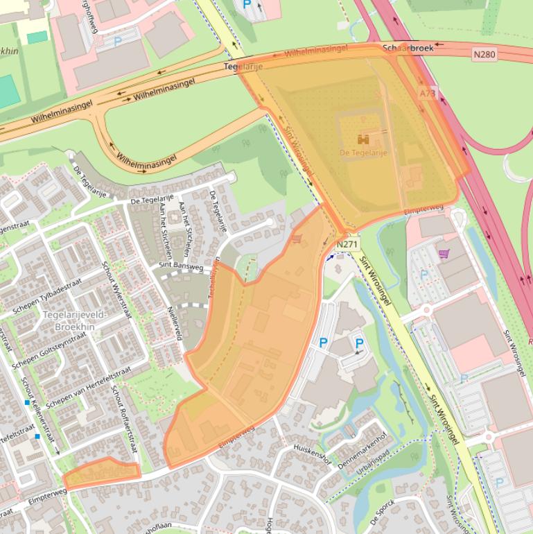 Kaart van postcodegebied 6042KJ.