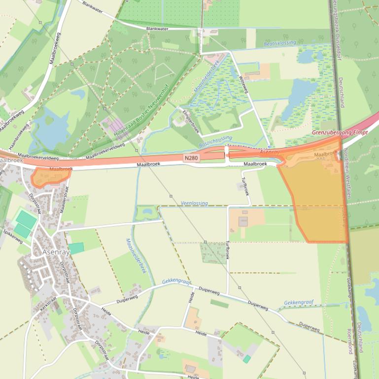 Kaart van postcodegebied 6042KN.