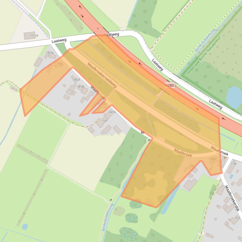 Kaart van postcodegebied 6042KR.