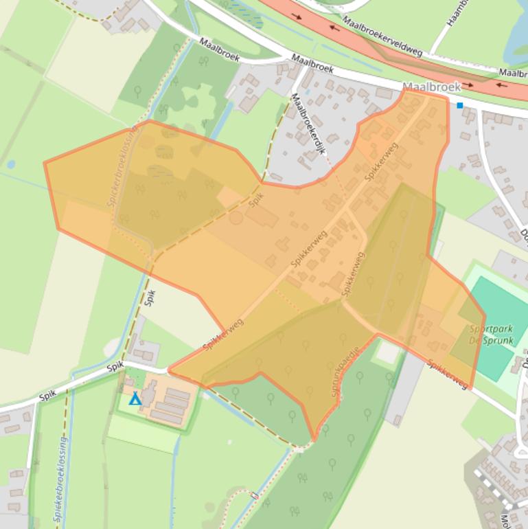 Kaart van postcodegebied 6042KS.