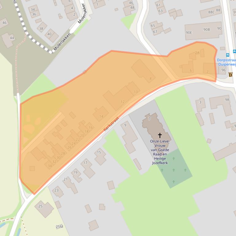 Kaart van postcodegebied 6042LL.