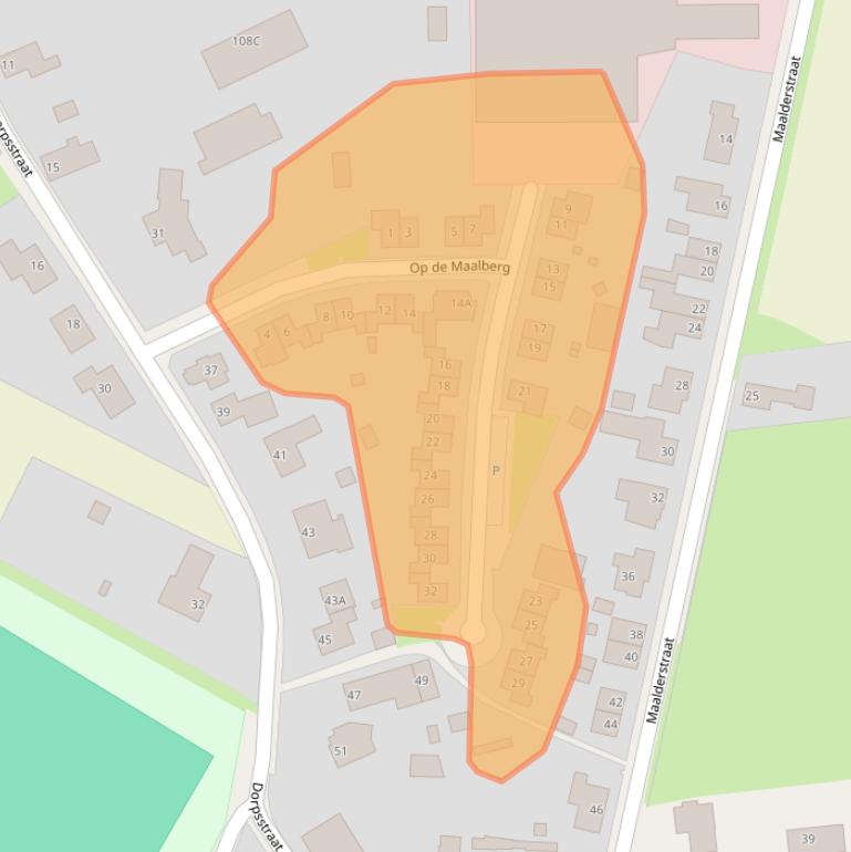 Kaart van postcodegebied 6042LX.