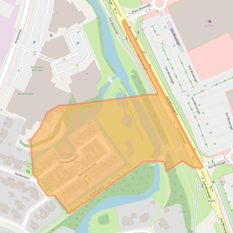 Kaart van postcodegebied 6042NE.