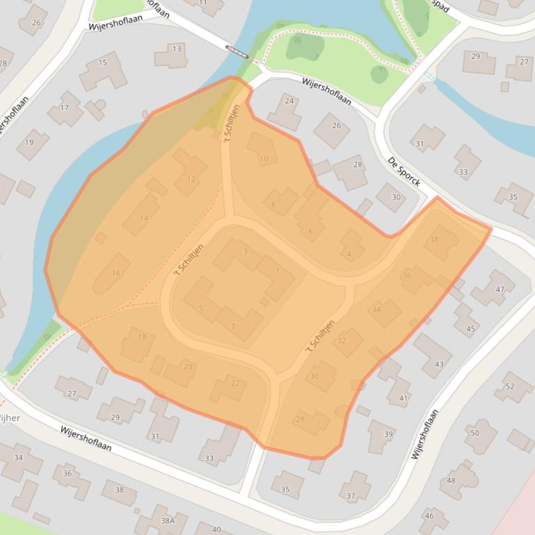 Kaart van postcodegebied 6042NT.