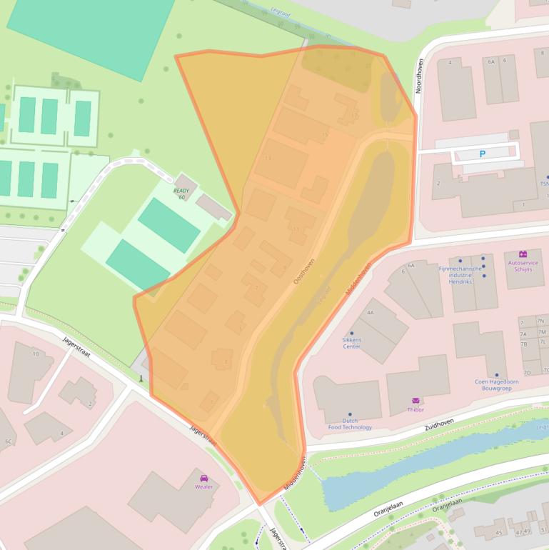 Kaart van postcodegebied 6042PA.