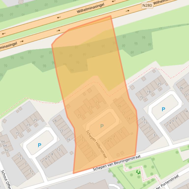 Kaart van postcodegebied 6042TV.