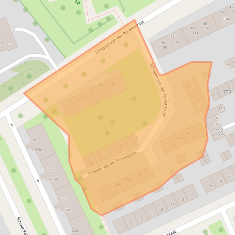 Kaart van postcodegebied 6042VD.