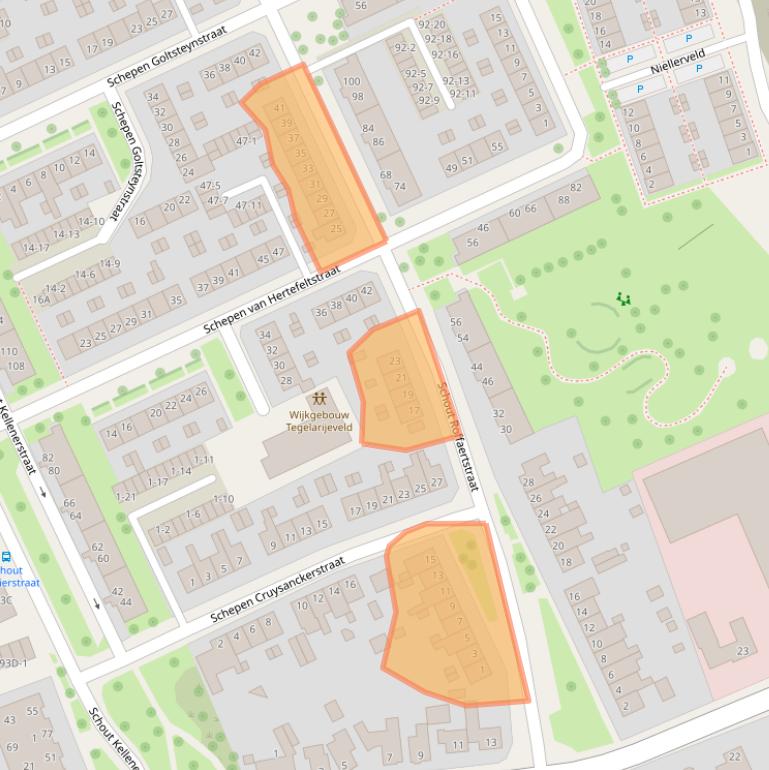 Kaart van postcodegebied 6042VR.