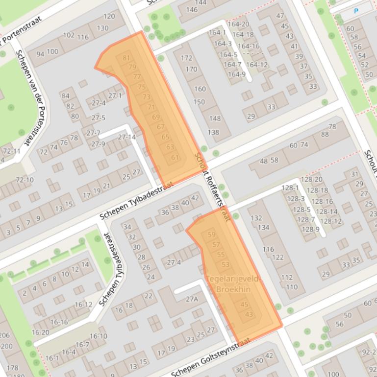 Kaart van postcodegebied 6042VS.
