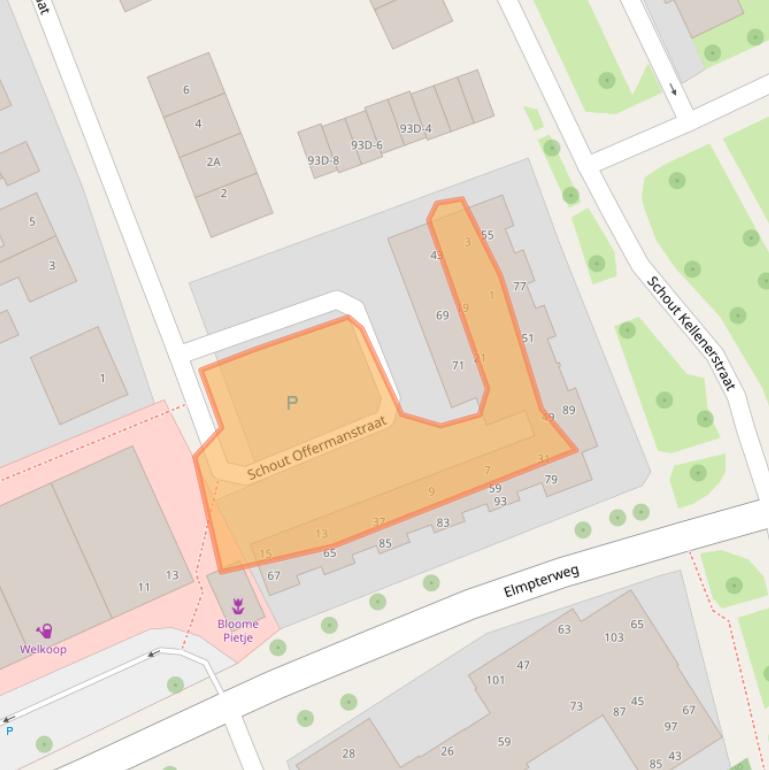 Kaart van postcodegebied 6042XD.