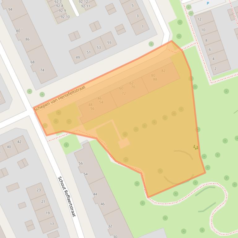 Kaart van postcodegebied 6042XX.