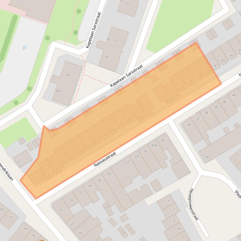 Kaart van postcodegebied 6043EA.