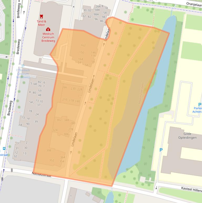 Kaart van postcodegebied 6043GN.