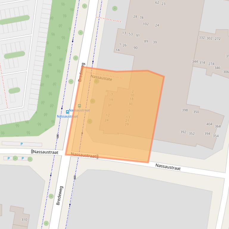 Kaart van postcodegebied 6043GW.