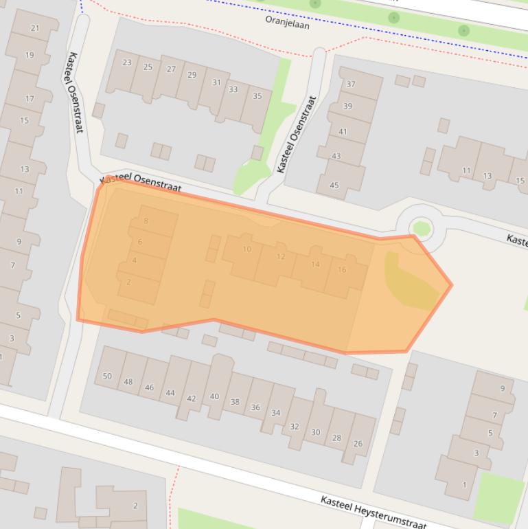 Kaart van postcodegebied 6043HV.