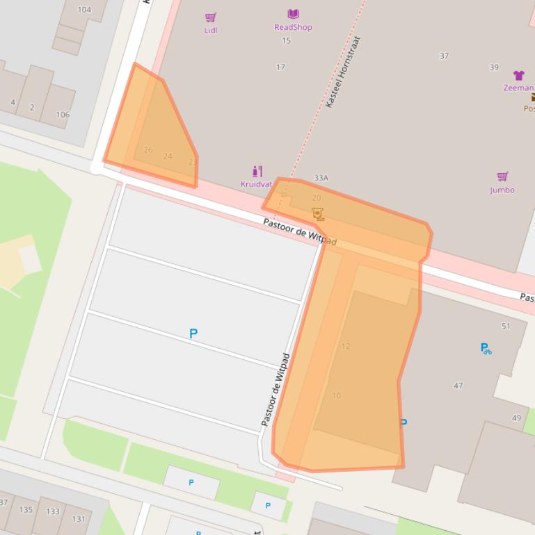 Kaart van postcodegebied 6043JV.