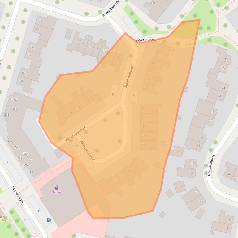 Kaart van postcodegebied 6043KA.