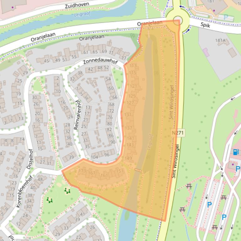 Kaart van postcodegebied 6043KK.