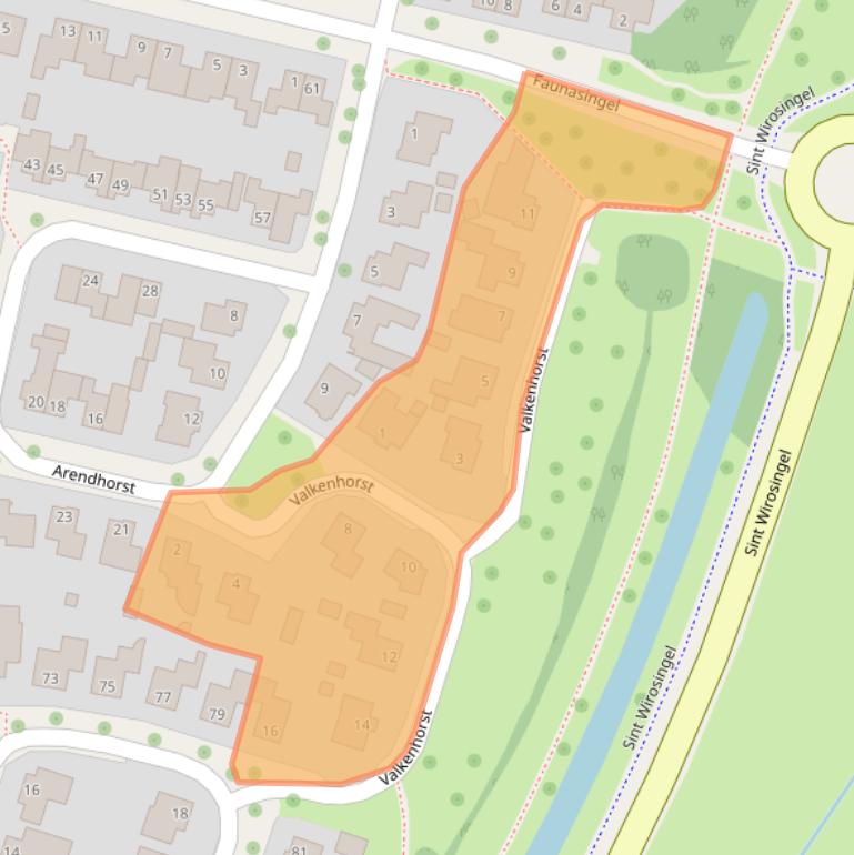 Kaart van postcodegebied 6043RK.