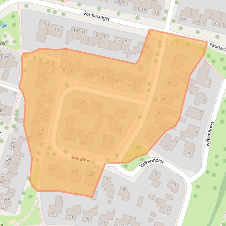 Kaart van postcodegebied 6043RR.