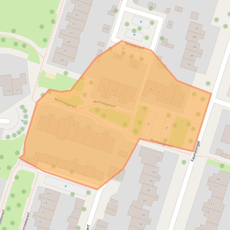 Kaart van postcodegebied 6043SM.