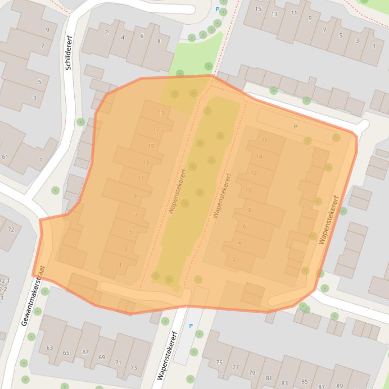 Kaart van postcodegebied 6043SP.