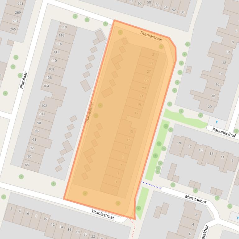 Kaart van postcodegebied 6043TG.