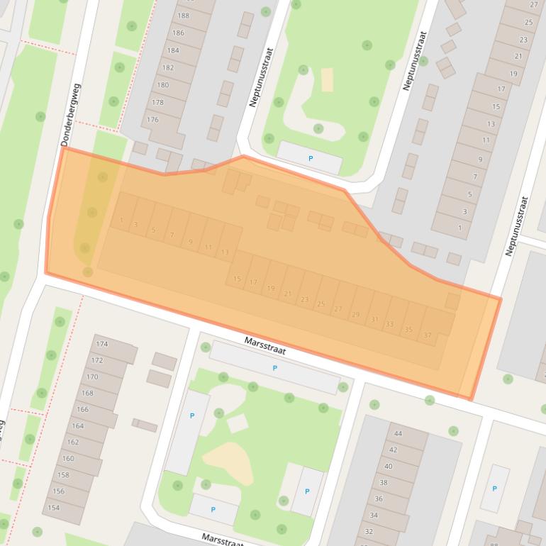 Kaart van postcodegebied 6043VA.