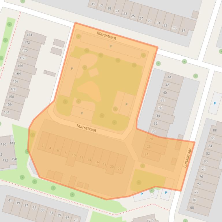Kaart van postcodegebied 6043VC.