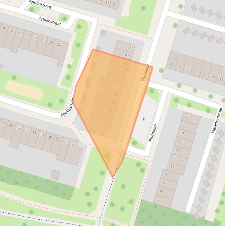 Kaart van postcodegebied 6043VM.