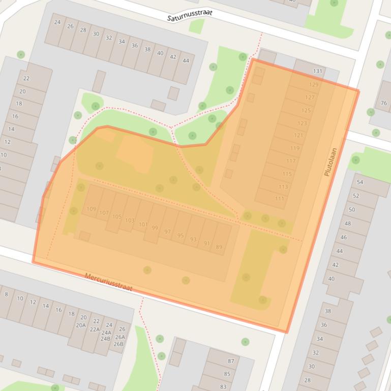 Kaart van postcodegebied 6043VP.