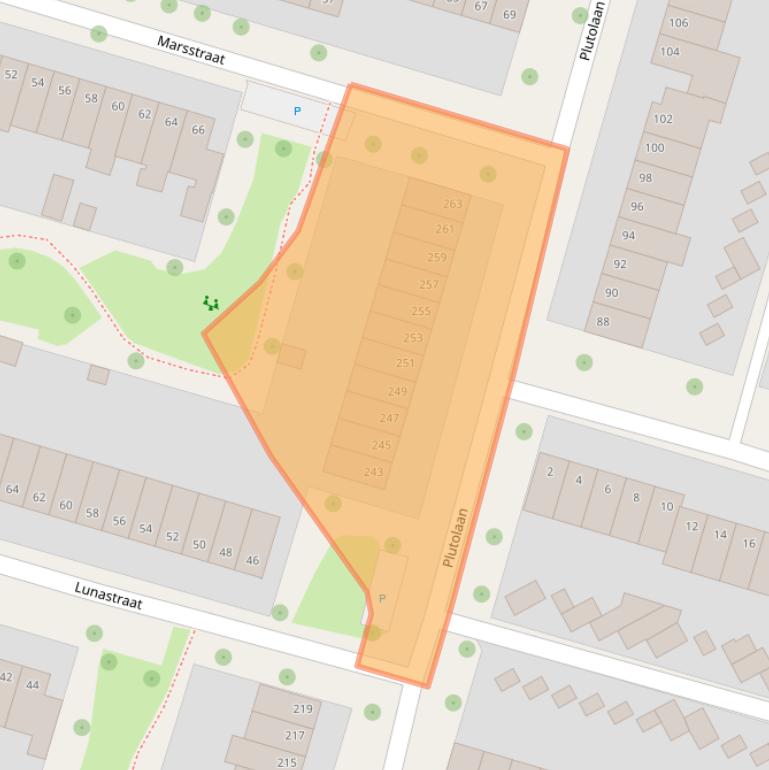 Kaart van postcodegebied 6043VT.