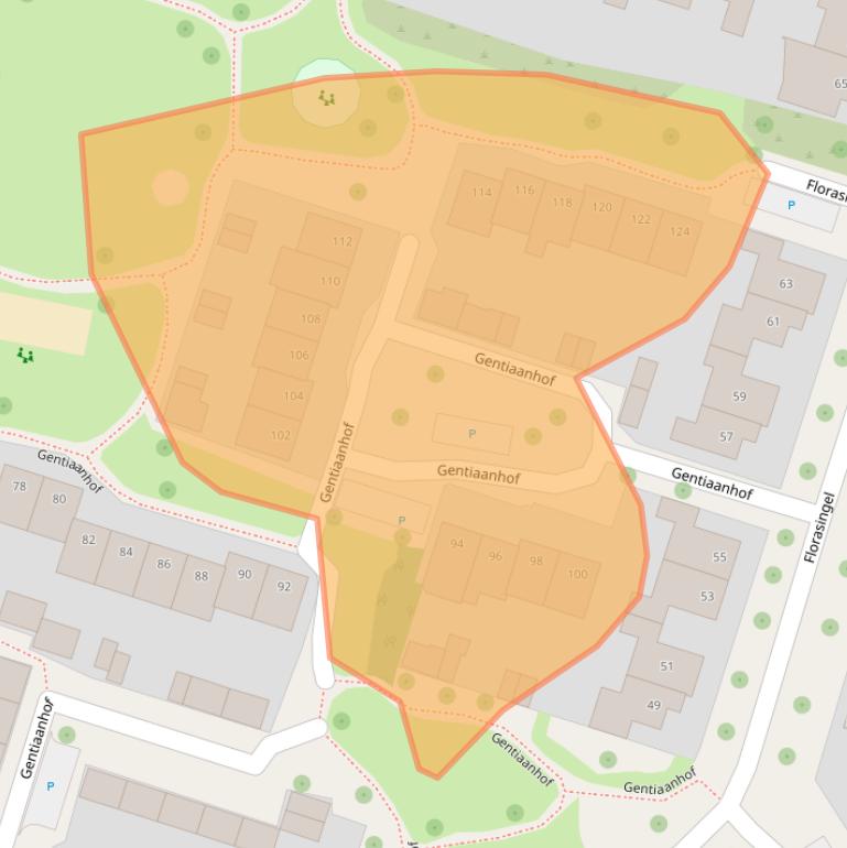 Kaart van postcodegebied 6043WL.