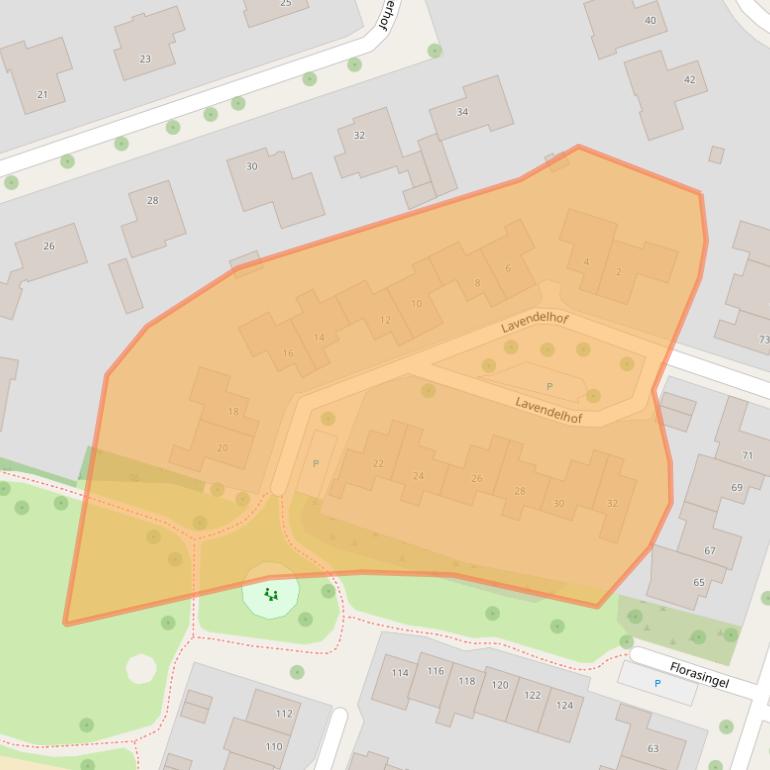 Kaart van postcodegebied 6043WN.