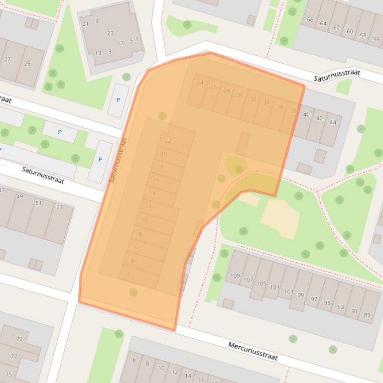 Kaart van postcodegebied 6043XB.